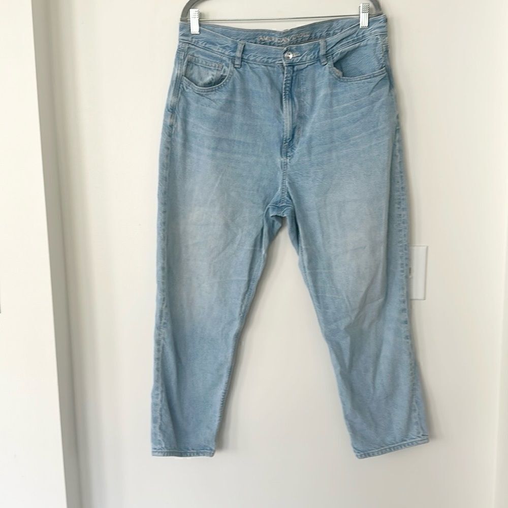 American Eagle Straight Leg Jeans 14 Short